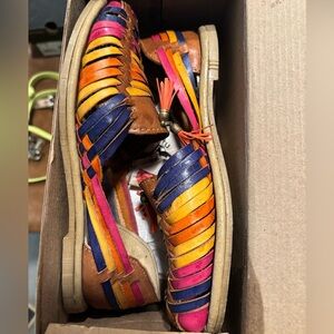 Colorful Striped Sandals